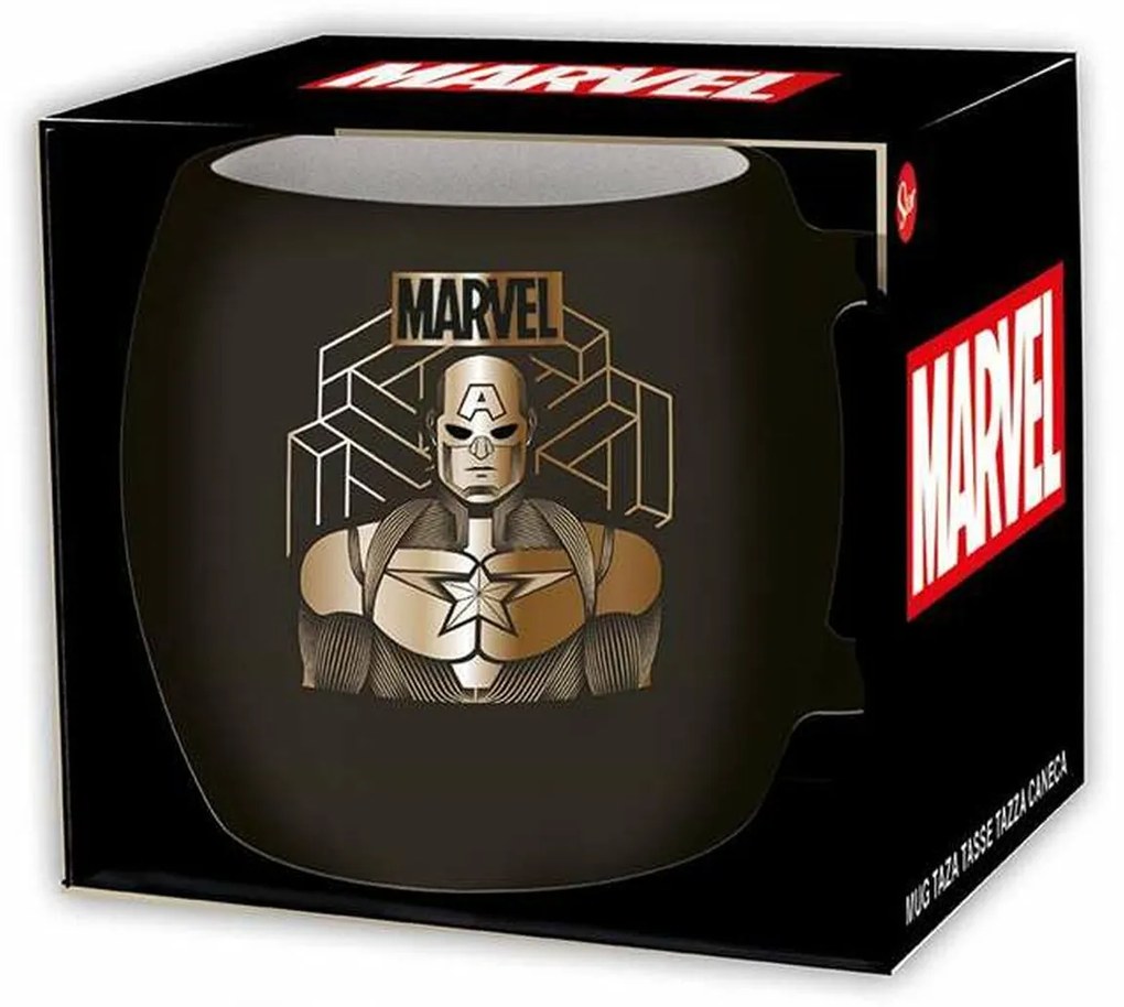Чаша с кутия Marvel Керамика 360 ml Черен