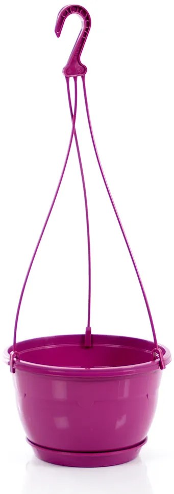 Serinova - Висяща саксия и кука 1.7L лилава (SM01 - 01001)