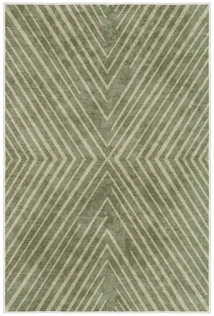 Килим Sftkece023, цвят Зелен, 50 x 80 см