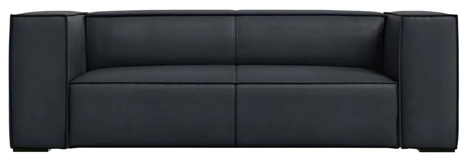 Тъмносин кожен диван 212 cm Madame – Windsor &amp; Co Sofas