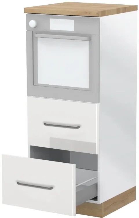 Висок подов шкаф за фурна Modena K14-60-2MB-White glossy