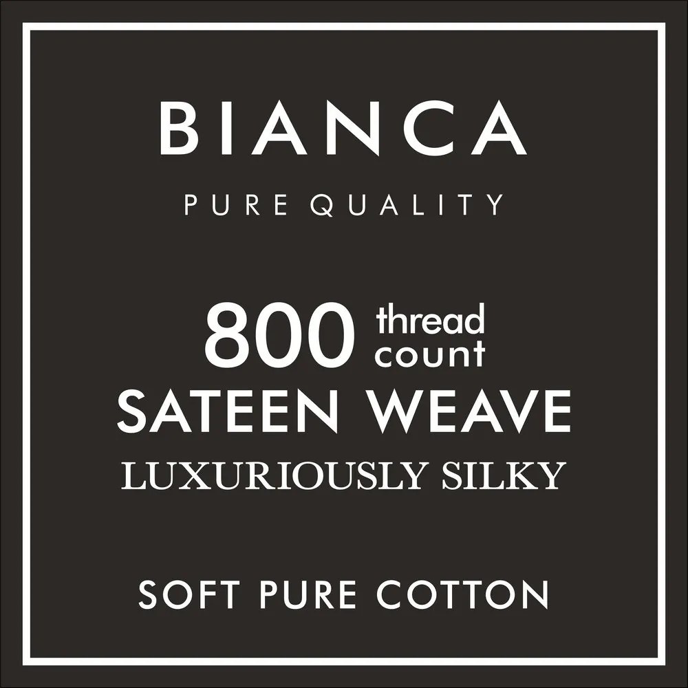 Бял еластичен чаршаф от памучен сатен 150x200 cm Luxury Cotton Sateen – Bianca