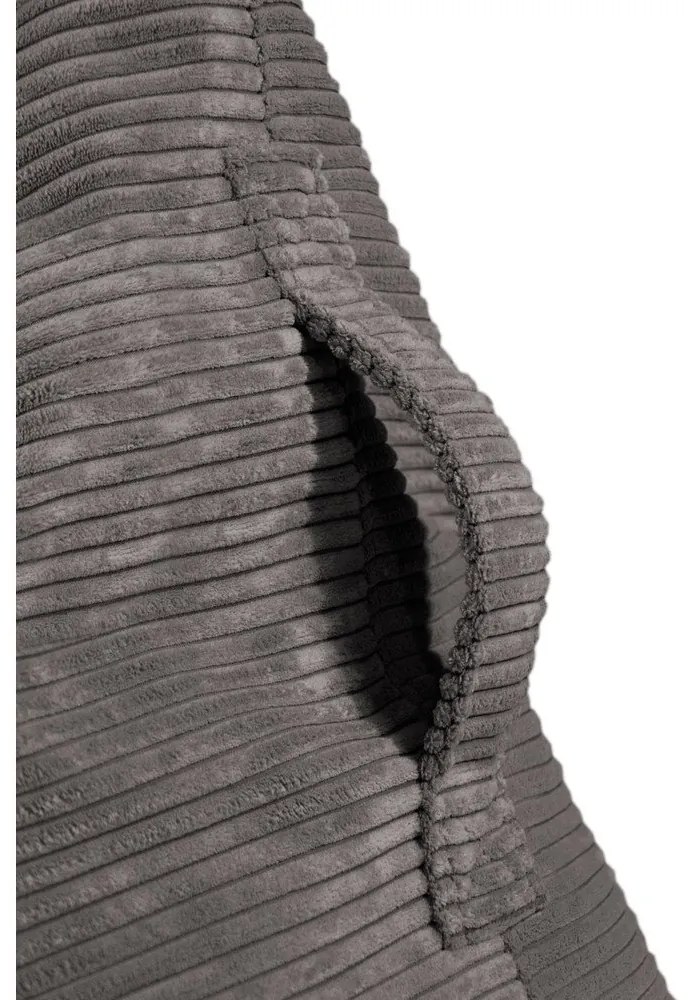 Пуф от рипсено кадифе в цвят горчица Razz – SLOWDOWN