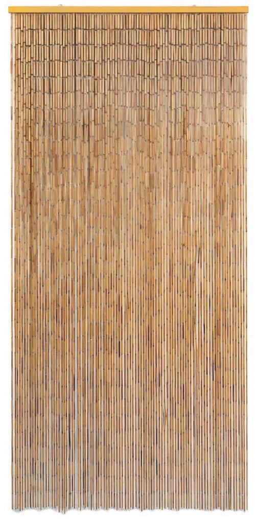 243715 vidaXL Завеса за врата от бамбук, 90x200 cм