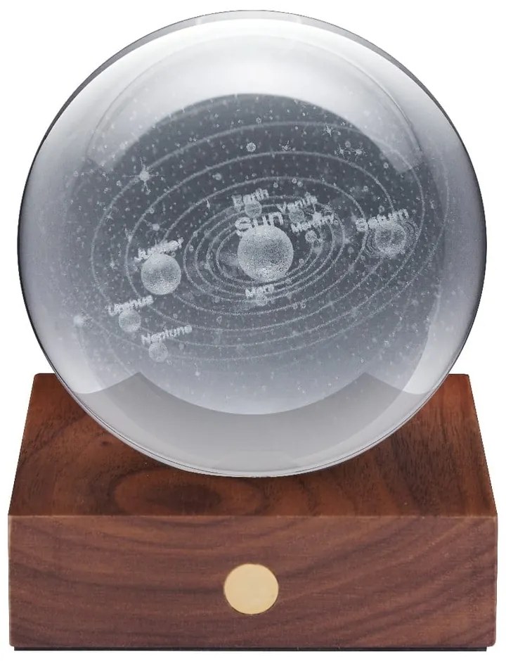 Тъмнокафява светлинна декорация с USB Amber – Gingko