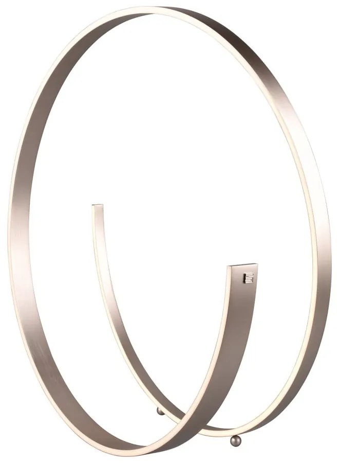 Сива LED подова лампа с гласово управление/ управление чрез мобилно приложение с метален абажур (височина 75 cm) Cinardi – CINQUE