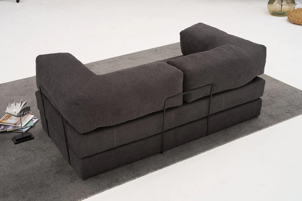 Троен диван Comfort, цвят Антрацит