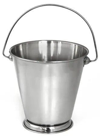 Иноксова кофичка за сервиране с поставка 9,5x10см (408509)