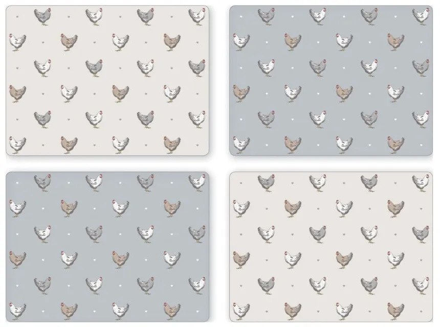 Коркова подложка 4 бр. 29x21 cm Farmers Kitchen - Cooksmart ®