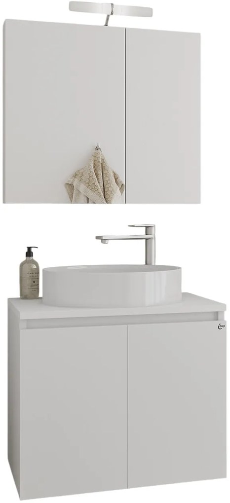 Комплект за баня Drop Verona 60 II-White