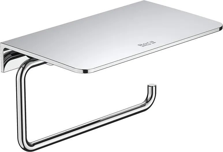 Държач за тоалетна хартия A817581C00, с полица, хром, 15x9x8.7см