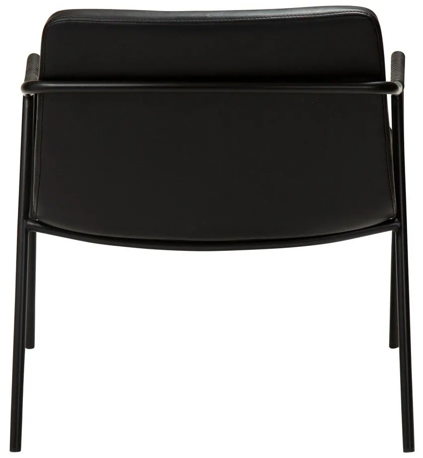 Черно кресло от изкуствена кожа Boto - DAN-FORM Denmark