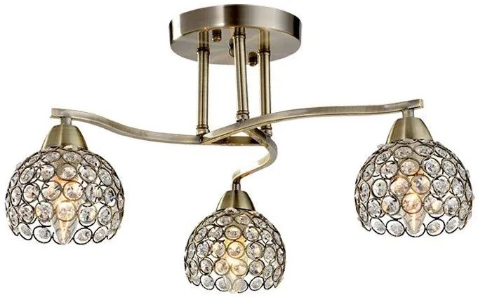 Полилей Elmark Liza три светлини-Злато