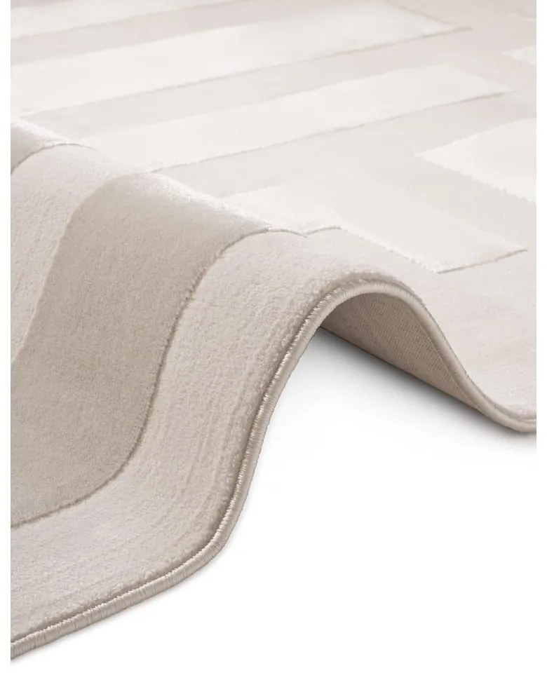 Сив/кремав килим 200x280 cm Perles Onyx – Elle Decoration