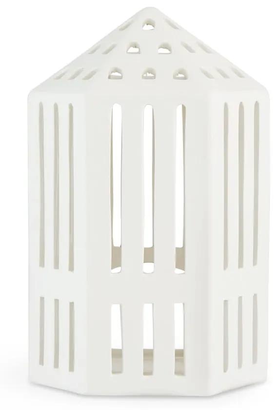 Бял керамичен фенер Galleria, височина 18,5 cm Urbania - Kähler Design