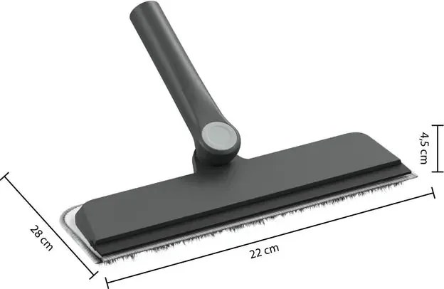 Чистачка за прозорци 5five Click & Clean, Глава, Микрофибър