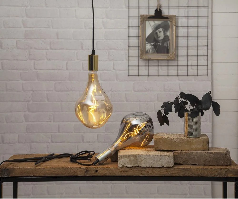 Декоративна топла LED крушка с възможност за димиране E27, 4 W Industrial - Star Trading