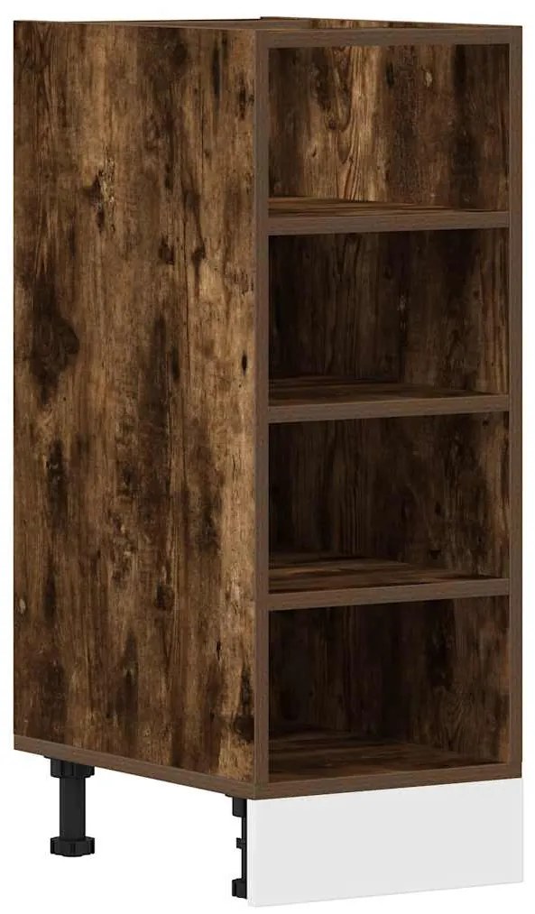 854197 vidaXL Долен шкаф "Рига", опушен дъб, 30x44,5x81,5 см, инженерно дърво