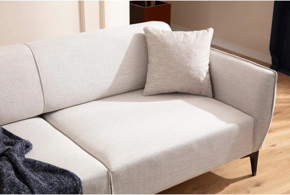 Кремав диван 220 cm Belissimo - Balcab Home