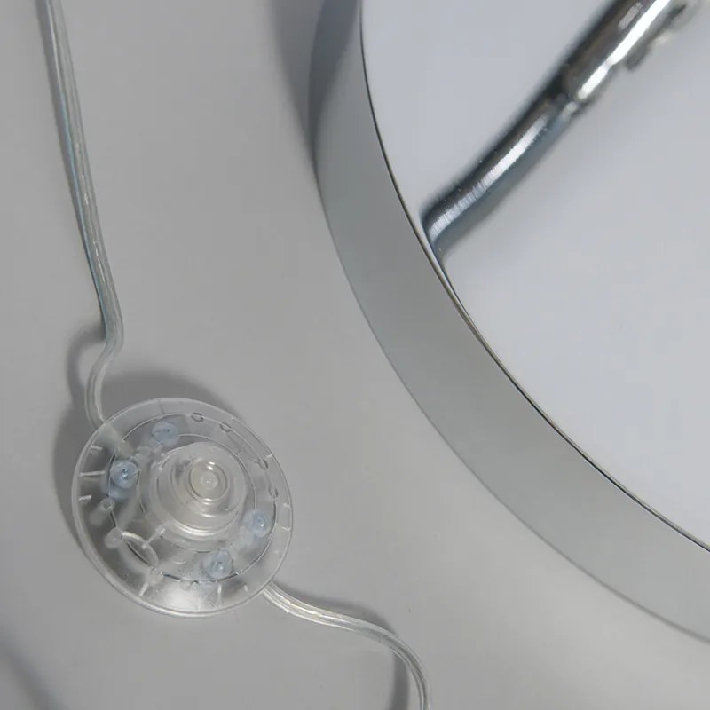 Модерна аркова лампа хром регулируема без абажур