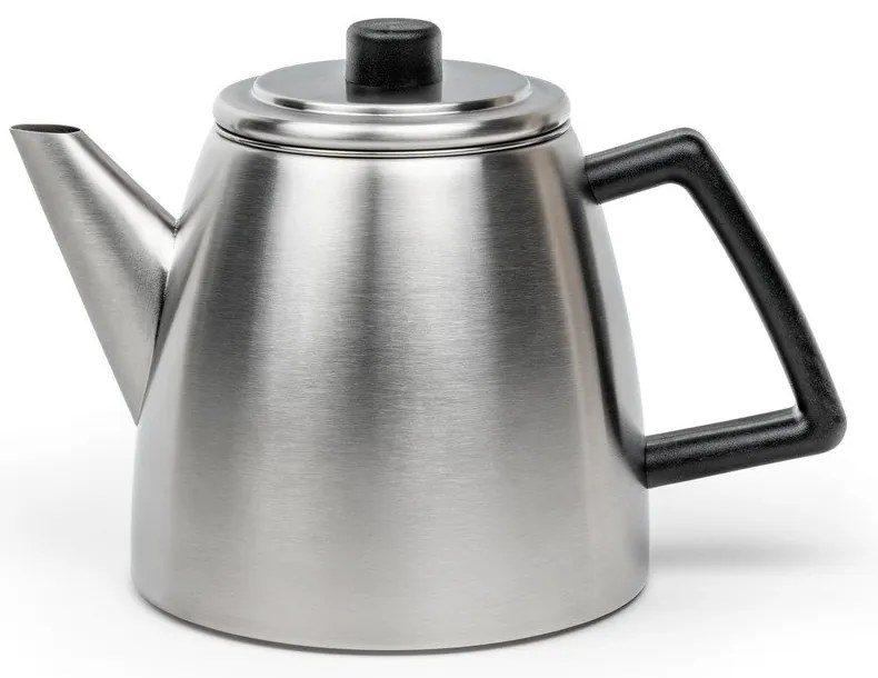 Чайник от неръждаема стомана с цедка в сребрист цвят 1,1 l Duet Odense – Bredemeijer
