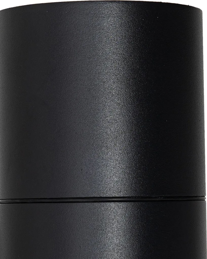 Външен аплик черен 2-светлинен AR70 със сензор за движение - Duo