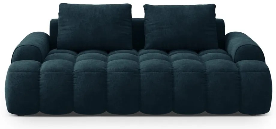 Кадифен диван в петролен цвят 200 cm Linz – Cosmopolitan Design