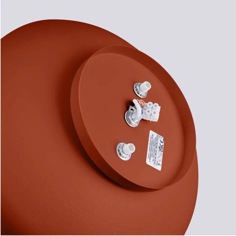 Оранжево осветително тяло за таван ø 30 cm Blacko – Sollux