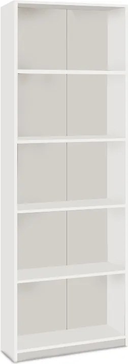 Макс библиотека в бял цвят 58x23x170см.