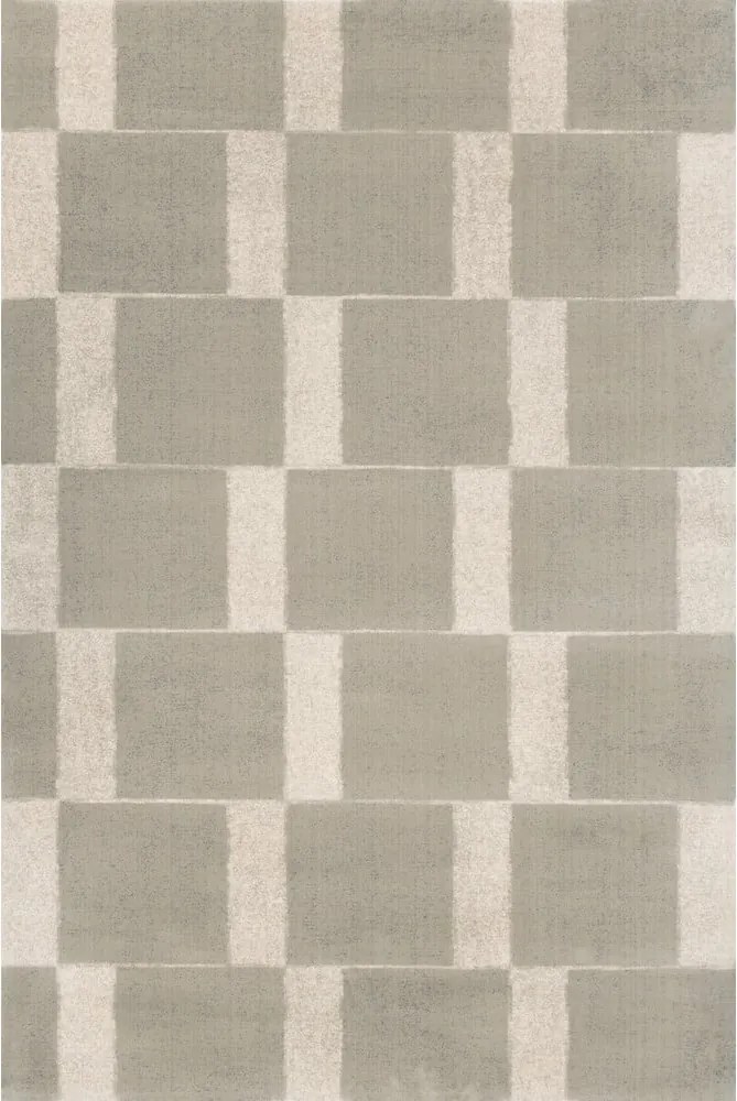 Сиво-бежов вълнен килим 133x190 cm Agnus Pavement – Agnella
