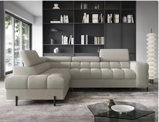 Ъглов диван Ferucce-Gkri Anoixto-Left