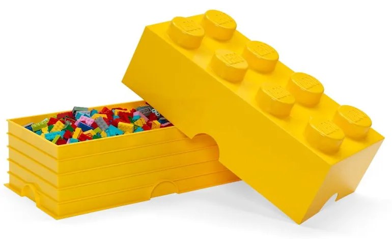 Тъмножълта кутия за съхранение - LEGO®