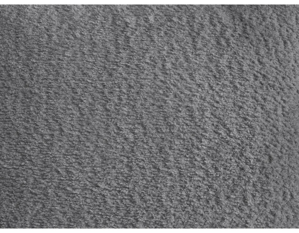 Сив разтегателен ъглов диван с място за съхранение от букле (ляв ъгъл) Roxelane – Bobochic Paris