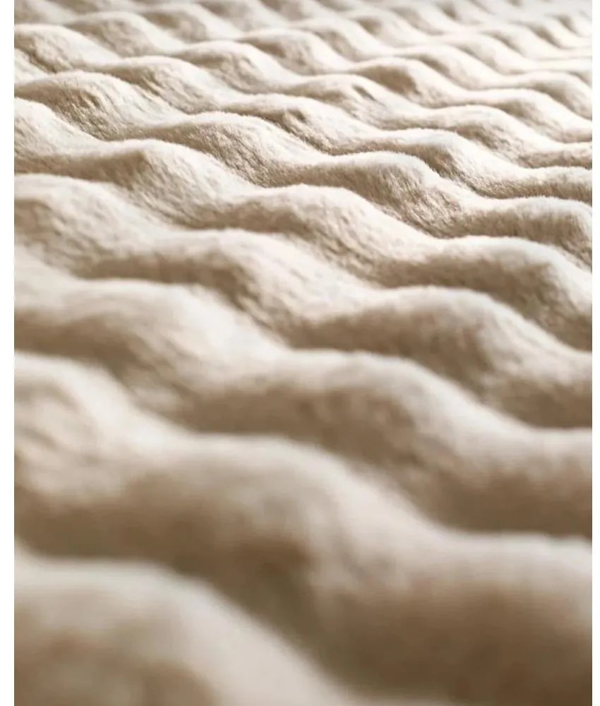 Бежов кръгъл килим подходящ за пране ø 80 cm Bubble Cream – Mila Home