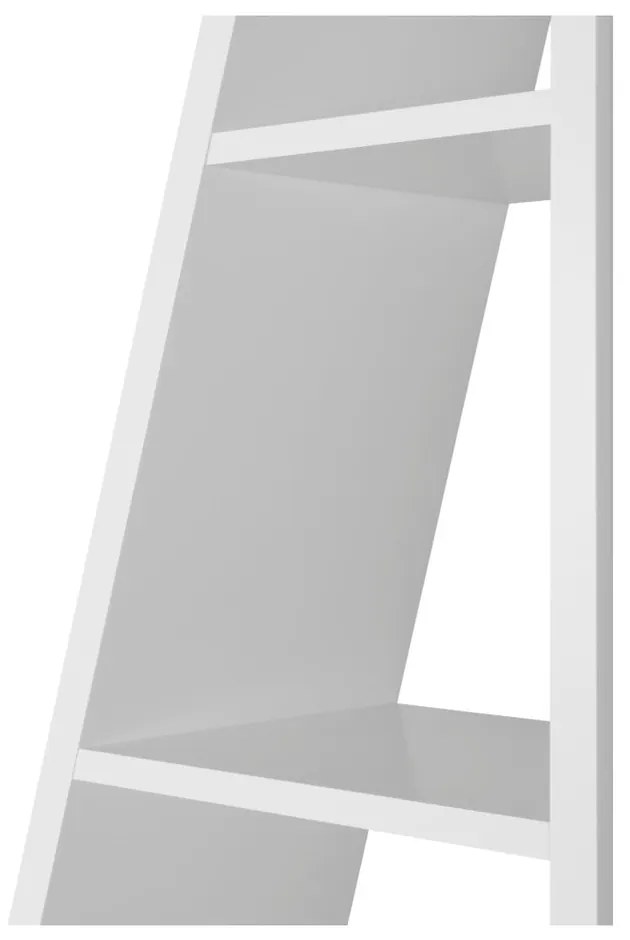 Бял шкаф за книги 97x195 cm Delta - TemaHome