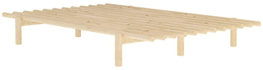 Двойно легло от борова дървесина с решетка 140x200 cm Pace - Karup Design