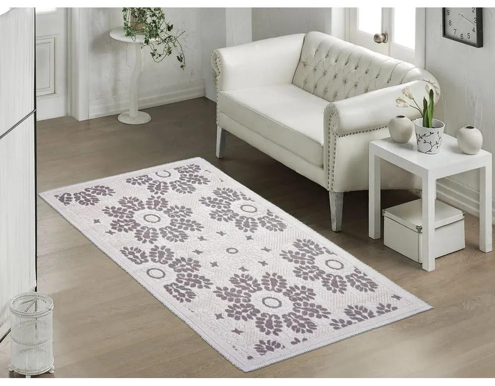 Сив и бежов памучен килим , 100 x 150 cm Papatya - Vitaus