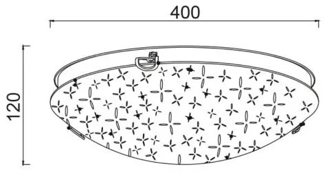 Лампа за таван Apelle-Diameter 30 cm.