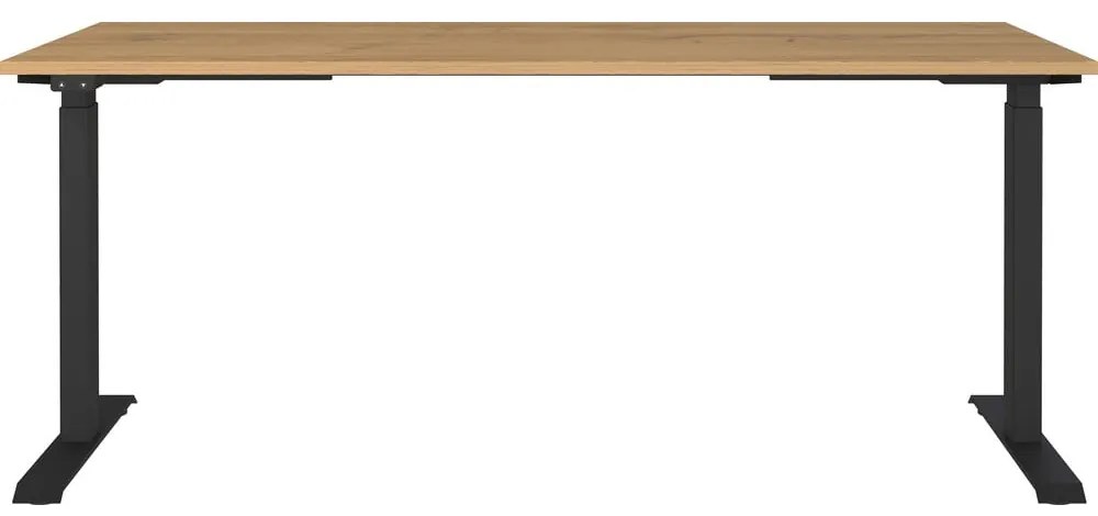 Работна маса с електрическо регулиране на височината с дъбов плот 80x180 cm Agenda – Germania