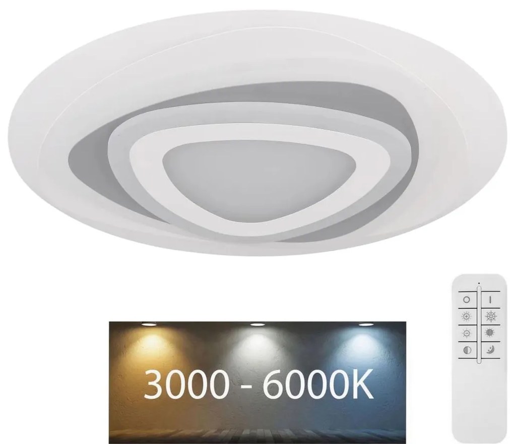 Globo 48012-46 - LED Димируем плафон SABATINO LED/46W/230V + д.у.