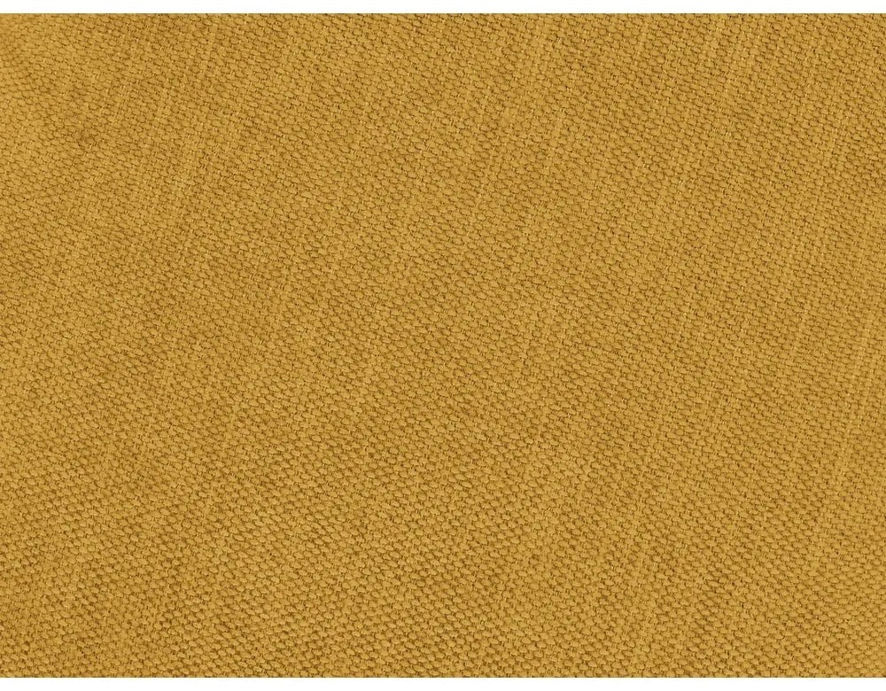 Сгъваем/с място за съхранение ъглов диван в цвят горчица (ляв ъгъл/L форма) Fuji – Bobochic Paris