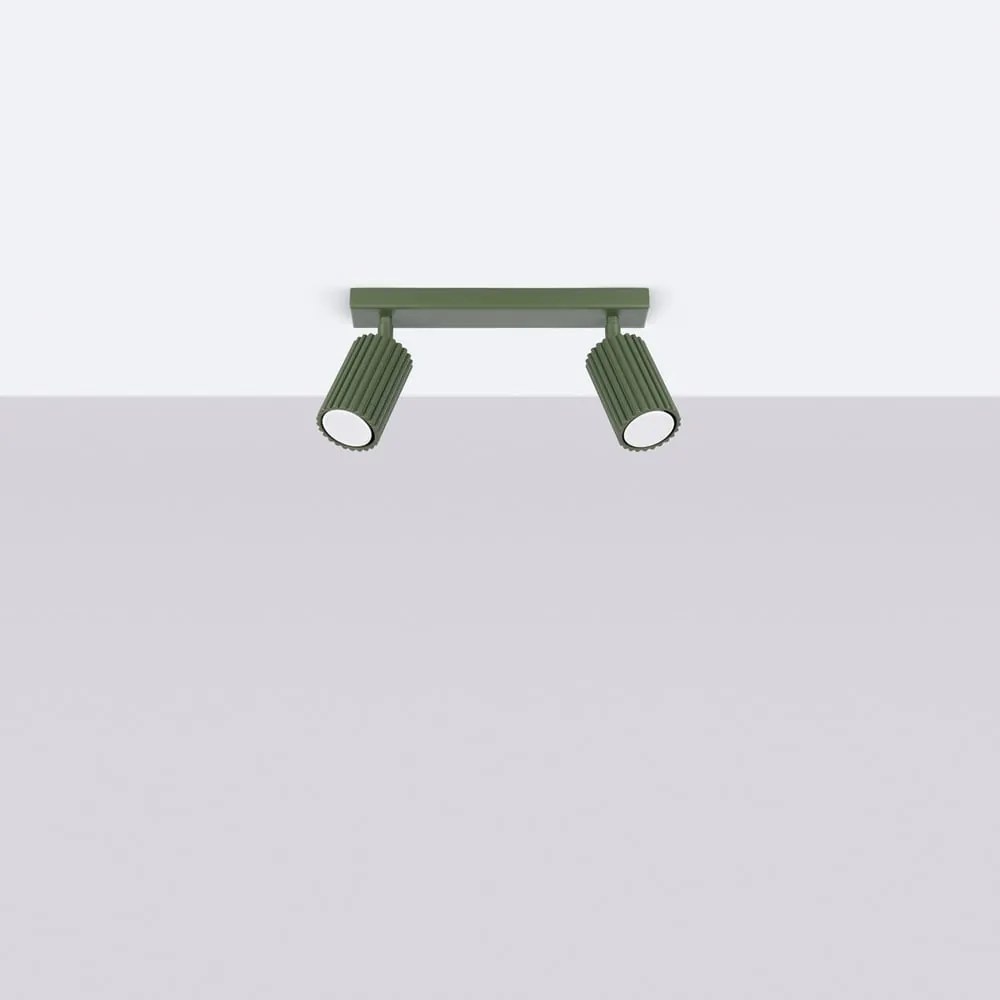 Зелен прожектор 6,5x30 cm Gleam – Sollux