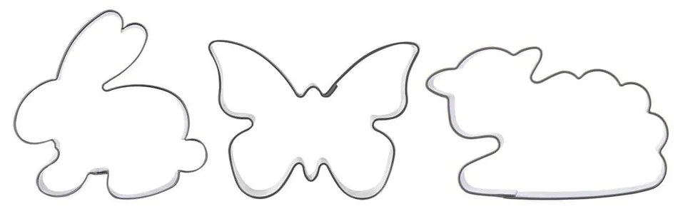 Формички за бисквитки с великденска тематика в комплект от 3 броя - Orion