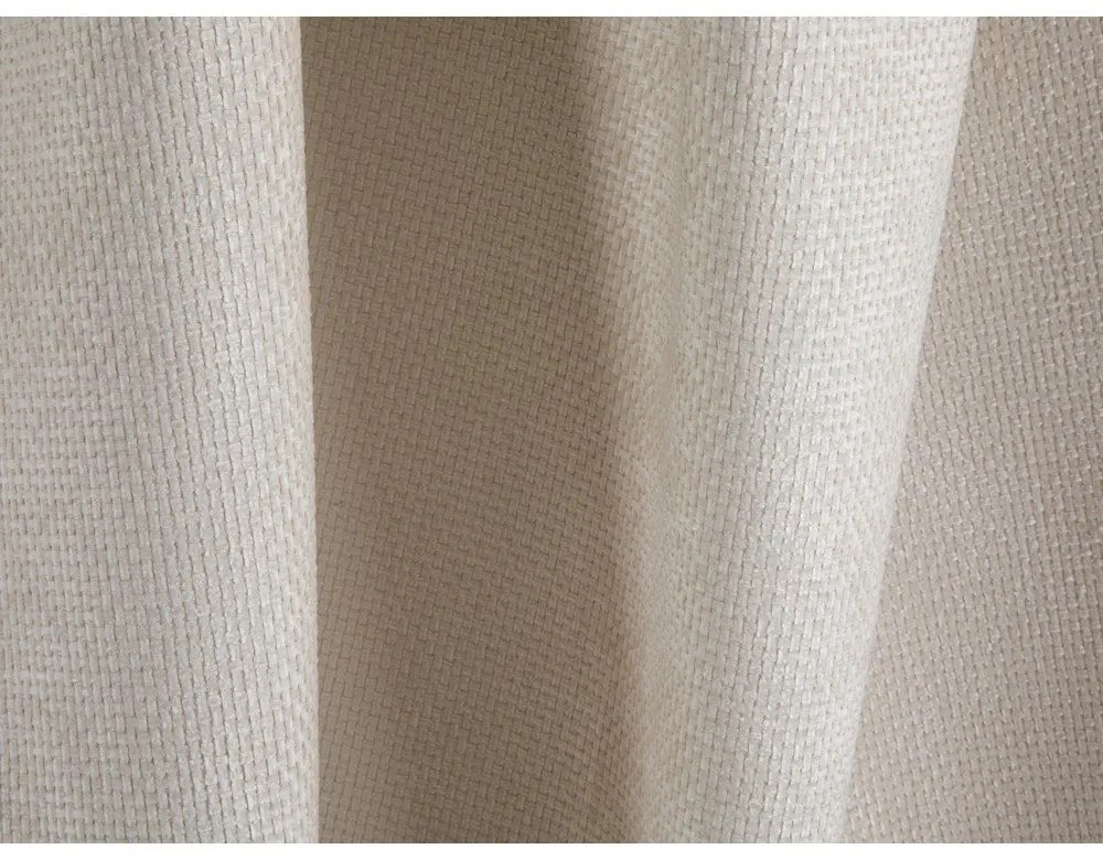 Кремав шенилов ъглов диван (десен ъгъл/U форма) Treno – Cosmopolitan Design