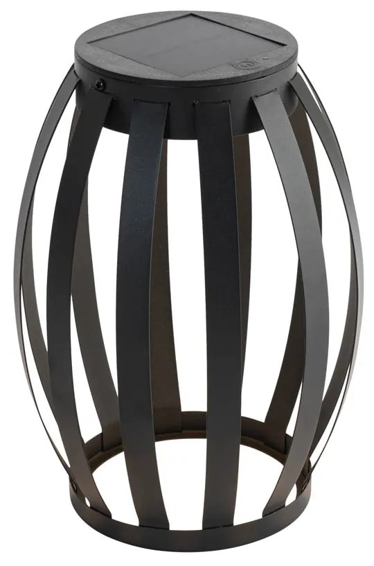 Външни настолна лампа Черна 3-степенна димираща слънчева и презареждаща - Sheldon