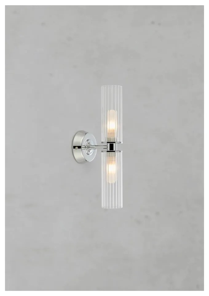 Стенна лампа в сребрист цвят Rimini – Markslöjd