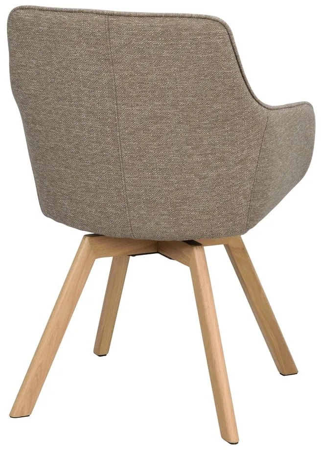 Бежови тапицирани трапезни столове в комплект 2 бр. Alison – Rowico