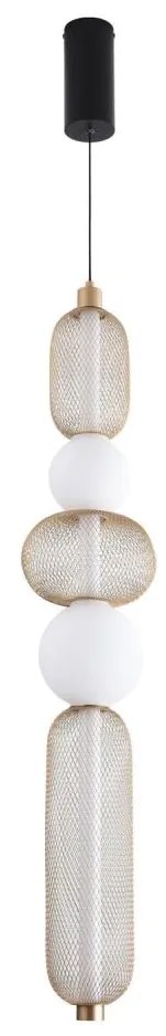 Zuma Line MD2596-5A-3BGT - LED полилей на кабел SARR 27W/230V 3000-5700K златист + дистанционно управление