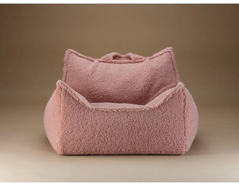 Розов детски пуф от букле Chair – Wigiwama