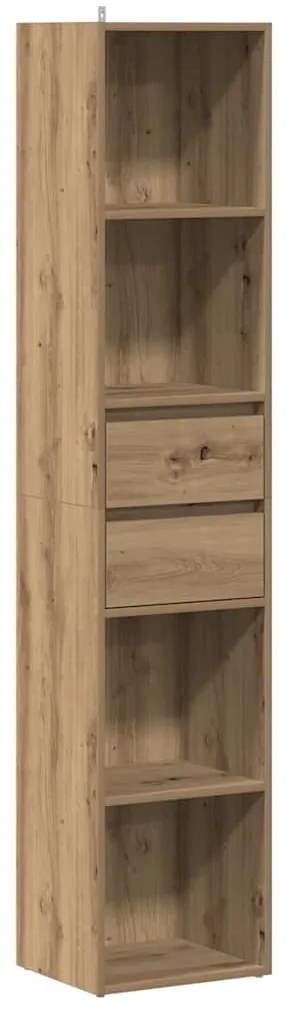 856047 vidaXL Шкаф за книги Artisan Oak 36x30x171 cm Инженерна дървесина